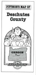 Buy map Deschutes County, Oregon by Pittmon Map Company from Oregon Maps Store
