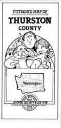 Buy map Thurston County, Washington by Pittmon Map Company from Washington Maps Store