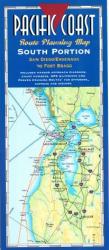 Buy map Pacific Coast, South, Fort Bragg to San Diego by Fine Edge