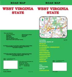 Buy map West Virginia by GM Johnson from West Virginia Maps Store