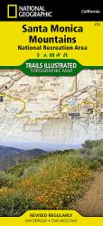 Buy map Santa Monica Mountains by National Geographic Maps from California Maps Store