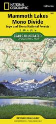 Buy map Mammoth Lakes and Mono Divide, Map 809 by National Geographic Maps