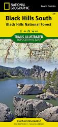 Buy map Black Hills National Forest, South, SD, Map 238 by National Geographic Maps from South Dakota Maps Store