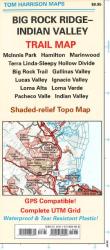 Buy map Big Rock Ridge and Indian Valley California Trail Map by Tom Harrison Maps from California Maps Store