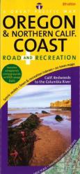 Buy map Oregon Coast and Northern California Coast, Recreation by Great Pacific Recreation & Travel Maps from United States Maps Store