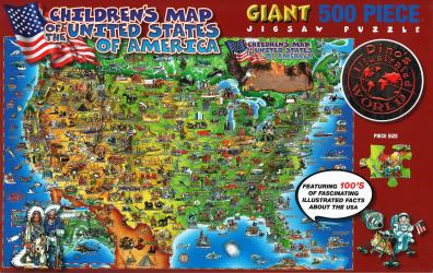 Buy map Dinos United States Puzzle by Dino Maps from United States Maps Store
