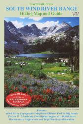 Buy map Wind River Range, Wyoming, Southern, waterproof by Earthwalk Press from Wyoming Maps Store
