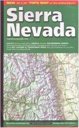 Buy map Sierra Nevada, California and Nevada by Imus Geographics from United States Maps Store