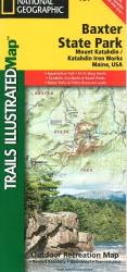 Buy map Baxter State Park & Mt. Katahdin, Maine, Map 754 by National Geographic Maps from Maine Maps Store