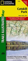 Buy map Catskill Park, New York, Map 755 by National Geographic Maps