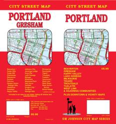 Buy map Portland, Oregon and Vicinity by GM Johnson from Oregon Maps Store