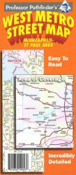 Buy map Minneapolis-St Paul, Minnesota, West Metro by Hedberg Maps from Minnesota Maps Store