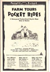 Buy map Boston, Western, Farm Tours, Lam Map Cards by Rubel BikeMaps from Massachusetts Maps Store