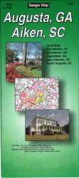 Buy map Augusta, Georgia and Aiken, South Carolina by The Seeger Map Company Inc. from Georgia Maps Store