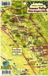 Buy map Sonoma Valley Wine Grapes Card by Frankos Maps Ltd.