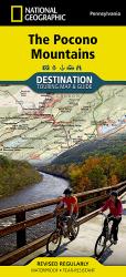 Buy map Pocono Mountains, PA, DestinationMap by National Geographic Maps from Pennsylvania Maps Store