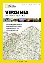 Buy map Virginia Recreation Atlas by National Geographic Maps from Virginia Maps Store