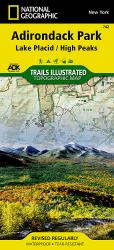 Buy map Lake Placid and High Peaks, Adirondack Park, Map 742 by National Geographic Maps from New York Maps Store