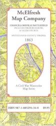 Buy map Chancellorsville Battlefield by McElfresh Map Co. from Virginia Maps Store