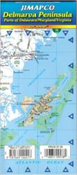 Buy map Delmarva Peninsula, Delaware, Maryland and Virginia, Quickmap by Jimapco from Delaware Maps Store