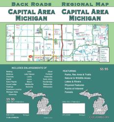 Buy map Michigan, Capital Area by GM Johnson from Michigan Maps Store