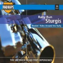 Buy map Rally Run Sturgis by MAD Maps from South Dakota Maps Store