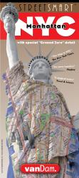 Buy map New York City, Downtown StreetSmart by VanDam from New York Maps Store