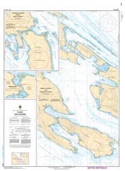 Buy map Plans - Gulf Islands by Canadian Hydrographic Service from Canada Maps Store