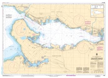 Buy map Vancouver Harbour Western Portion/Partie Ouest by Canadian Hydrographic Service from Canada Maps Store