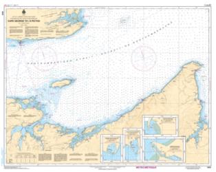 Buy map Cape George to/a Pictou by Canadian Hydrographic Service from Canada Maps Store