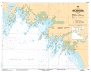 Buy map Havre de Natashquan et les Approches/and Approaches by Canadian Hydrographic Service from Canada Maps Store
