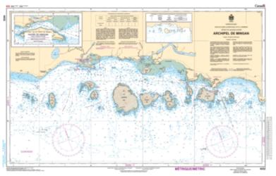Buy map Archipel de Mingan by Canadian Hydrographic Service from Canada Maps Store