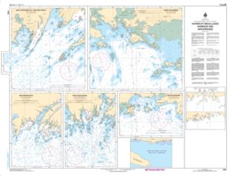 Buy map Harbours and Anchorages - Cote-Nord/North Shore by Canadian Hydrographic Service from Canada Maps Store