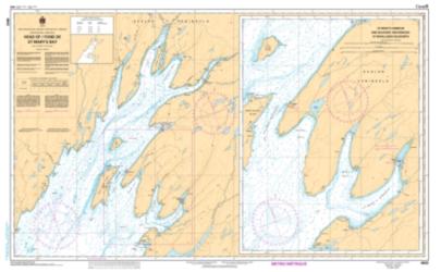 Buy map Head of/Fond de St Marys Bay by Canadian Hydrographic Service from Canada Maps Store