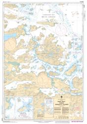 Buy map Davis Inlet to/aux Seniartlit Islands by Canadian Hydrographic Service from Canada Maps Store