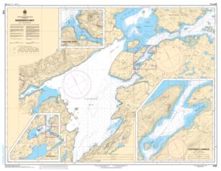 Buy map Sandwich Bay by Canadian Hydrographic Service from Canada Maps Store