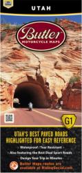 Buy map Utah G1 Map by Butler Motorcycle Maps
