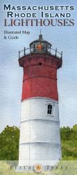 Buy map Massachusetts and Rhode Island Lighthouses Map by Bella Terra Publishing LLC from Massachusetts Maps Store