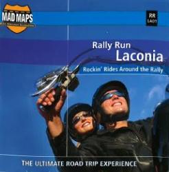Buy map Mad Maps - Rally Run Road Trip Map - Laconia - RRLA01 by MAD Maps from United States Maps Store