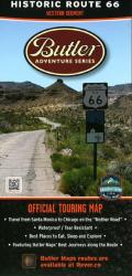 Buy map Route 66, West by Butler Motorcycle Maps