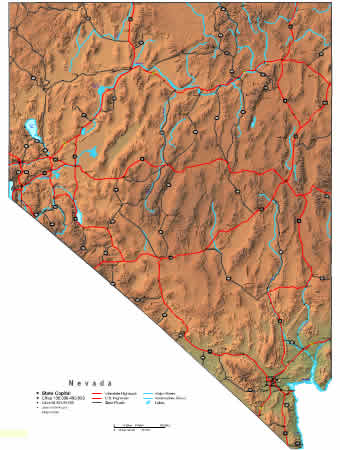 Interactive Nevada map