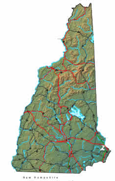 Interactive New Hampshire map