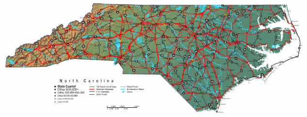 Interactive North Carolina map