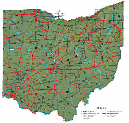 Interactive Ohio map