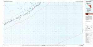 Islamorada 1:250,000 scale USGS topographic map 24080e1