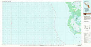 Cape Sable topographical map