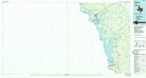 Zapata 1:250,000 scale USGS topographic map 26099e1