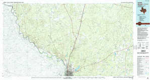 Laredo 1:250,000 scale USGS topographic map 27099e1