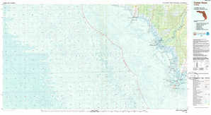 Cedar Keys 1:250,000 scale USGS topographic map 29083a1