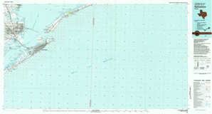 Galveston topographical map